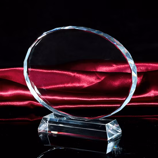 Trofeo de cristal con premio de libro de cristal de jade, ideal para graduación, educativo o religioso